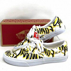 VANS Era Family Shoes Yellow White Canvas Sneakers Low ALSU01260 Custom Size Men